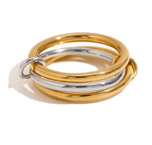 Dual Tone Copper Ring