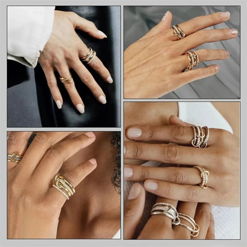 Dual Tone Copper Ring