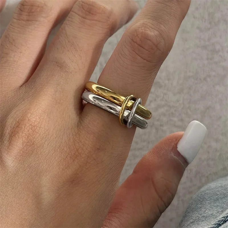 Dual Tone Copper Ring