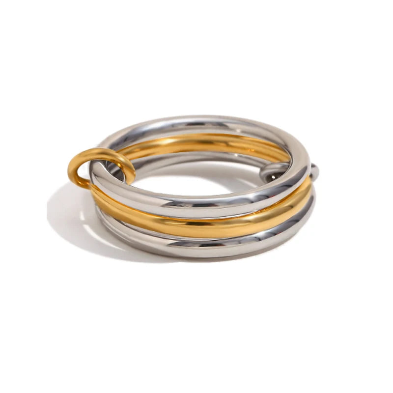 Dual Tone Copper Ring