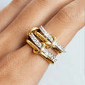 Dual Tone Copper Ring